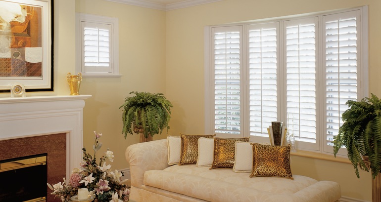 Atlanta living room shutters